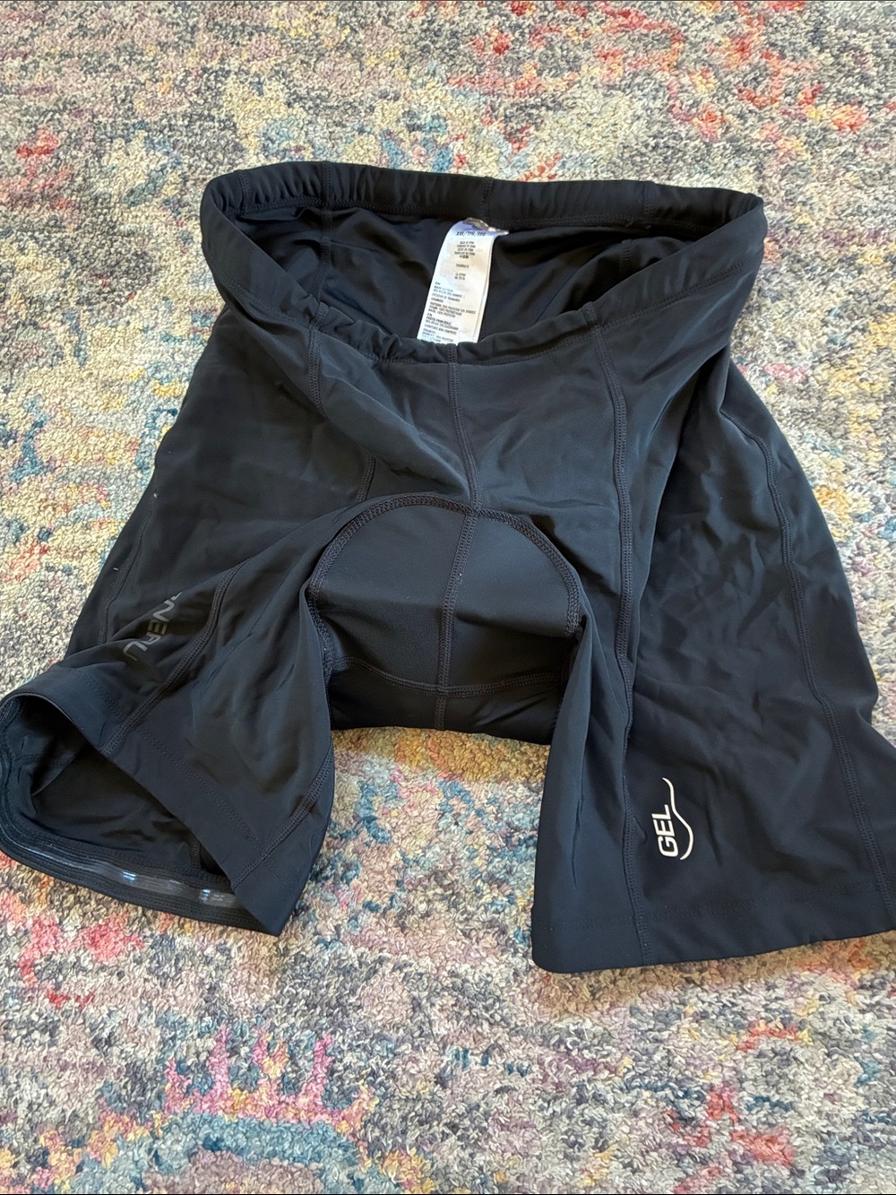 Black GEL Padded Cycling Shorts